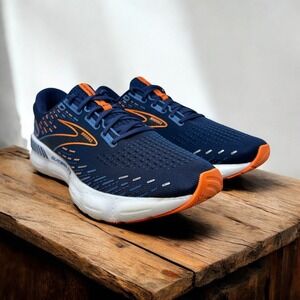 Brooks Glycerin GTS 20 Blue Athletic Running Shoes Sneakers Men's 13 1103831D444